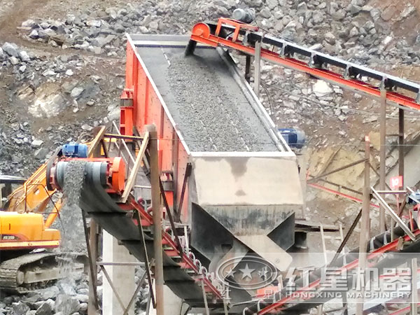 貴州破碎生產(chǎn)線作業(yè)現(xiàn)場(chǎng)