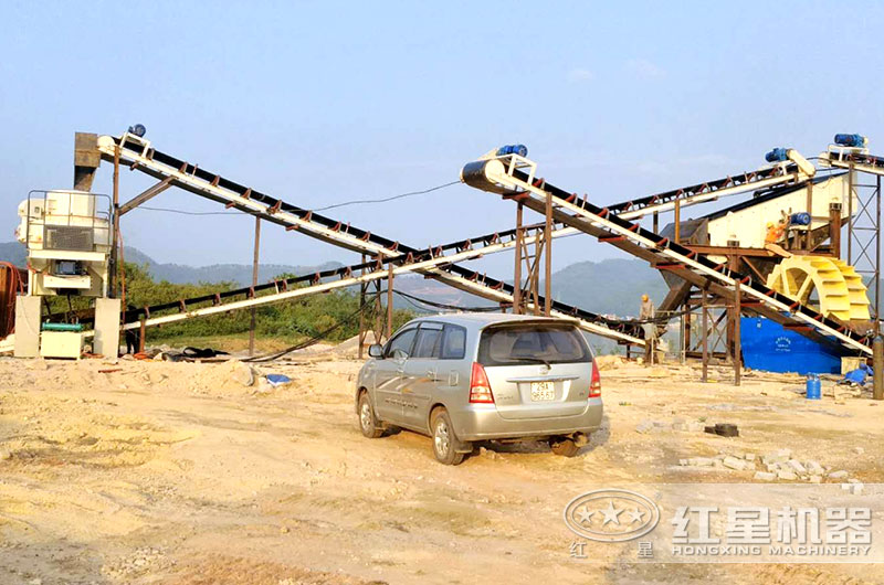 鵝卵石制砂生產線 鵝卵石制砂生產線