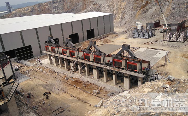 大型生產現場安裝、調試現場