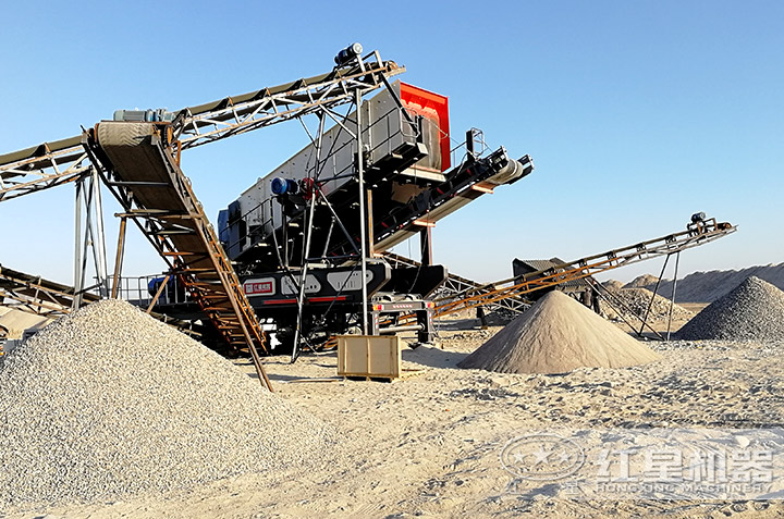 流動制砂機作業現場 流動制砂機作業現場
