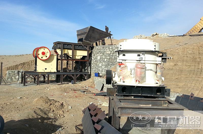 圓錐破生產現(xiàn)場